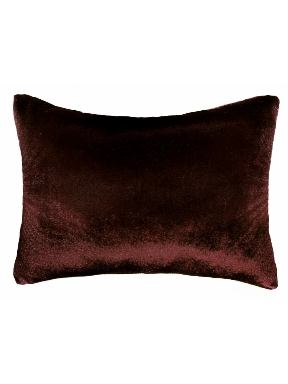 Dark Brown Velvet Pillow 16x12 inches. New. Soft, nice